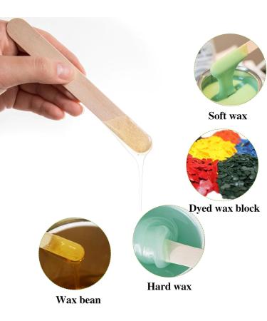 200 Wooden Waxing Spatulas - Hair Removal Sticks for Eyebrows Lips & Armpits | Eco-Friendly Waxing Supplies - Buy Online on GoSupps.com