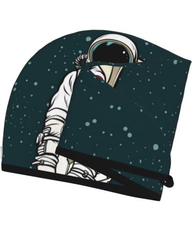 Shop Astronaut Traveler Microfiber Hair Towel - Soft Super Absorbent Hair Wrap for Women | Quick Dry Coral Velvet for Long Curly & Thick Hair - Buy Online on GoSupps.com