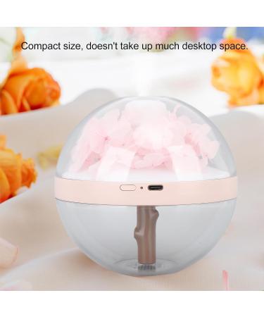 Pink Eternal Flower Essential Oil Diffuser | Aromatherapy LED Humidifier | 270ml Tank 30-50ml/h Spray Volume | Battery-Operated - Buy Online on GoSupps.com