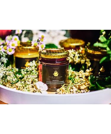 4x Miel d'Eucalyptus 250g Caravella Fine Food| Italien Pur Notes balsamiques et bois es intenses |Antioxydants et Enzymes Apaisant et purifiant |Id al pour Th Petit-d jeuner Bien- tre Toux Peau D tox - Buy Online on GoSupps.com