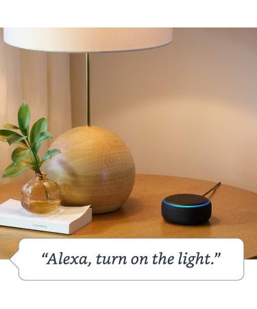 Echo Dot (3rd Gen) Charcoal Bundle with Philips Hue White 2-pack Smart Bulbs - Bluetooth & Zigbee Compatible - Buy Online on GoSupps.com