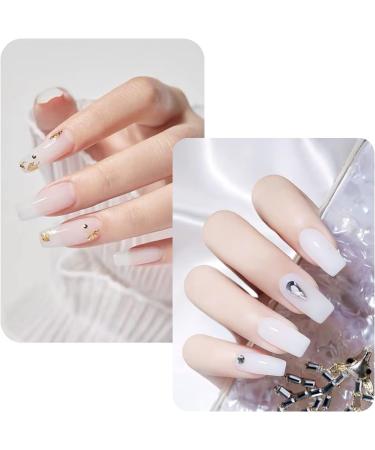Vishine Poly Extension Gel Nail Kit Mini Nail Lamp Needed Clear Builder Jelly Gel Pink Nude Poly Nail Enhancement Trial All in One French Manicure Kit for Nail Art Starter Kit Nails - Buy Online on GoSupps.com