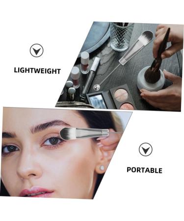 Gogogmee 2 Sets Metal Handle Makeup Brush Brow Brush Eye Shadow Eyeshadow Brush Make up Oblique Head Beaded - Buy Online on GoSupps.com