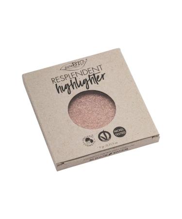 PuroBIO Certified ORGANIC Highlighter Rose Gold 04 Refill. ORGANIC.NICKEL TESTED. CRUELTY FREE. MADE IN ITALY 3.5g