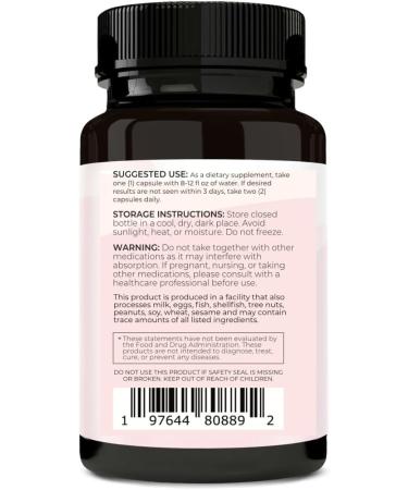 V Bliss Slippery Babe Vaginal Moisturizer Capsules - Relieve Vaginal Dryness with Slippery Elm Fenugreek & Maca - 60 Capsules for Daily Use - Buy Online on GoSupps.com
