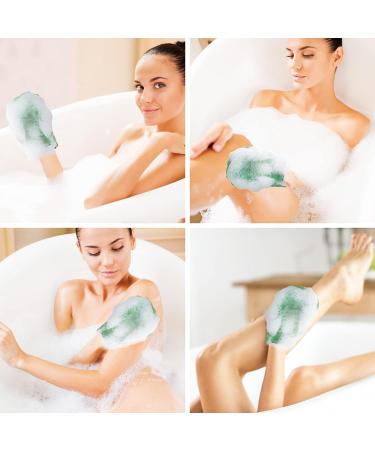 Molain 8Pcs Korean Exfoliating Bath Washcloth Set - Large Size Reusable Viscose Rayon Towel for Body Scrub and Shower - Premium Asian Exfoliating Mitts - Buy Online on GoSupps.com