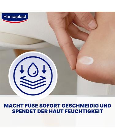 Hansaplast Regenerating Foot Cream 100ml | Urea Moisturizer for Dry & Rough Feet | Protects Against Corns - International Shipping - Buy Online on GoSupps.com