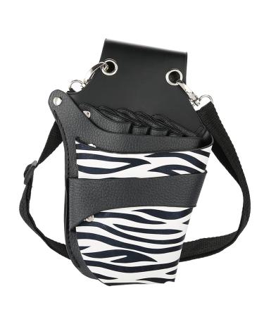 Scissors Pouch Salon Barber Hairdressing Scissors Holster PU Leather Hairdressing Waist Holder Case Bag Hair Stylist Tools Bag (5 Pockets) 5 pockets 5 pockets
