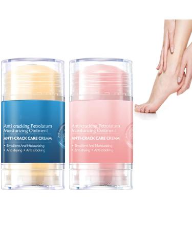 Cracked Repair Cream Cream For Dry Cracked Skin HOUSN Cracked Skin Repair Cream Anti-Crack Care Cream Anti Chafing Cream Moisturizing Stick For Dry Cracked Feet Hands And Elbows (40gx 2)