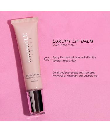Infinitek Paris Luxury Lip Balm with Hyaluronic Acid | Hydrating Tinted Plumper & Gloss for Nourished Volumized Lips - 0.33 oz - Buy Online on GoSupps.com