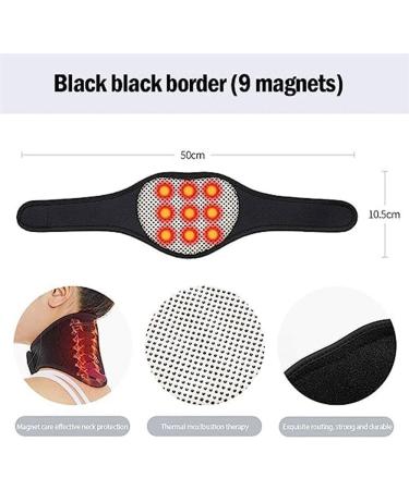 Tourmaline Neck Magnetic Therapy Brace - Pain Relief & Support | Tylxayoxa 1 Piece Neck Wrap (7 Magnets) - Buy Online on GoSupps.com