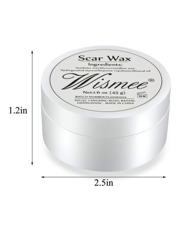 Wismee Scar Wax SFX Makeup Kit with Spatula Tool - Halloween Special Effects - 1.6 Oz Nude Color Putty - Buy Online on GoSupps.com
