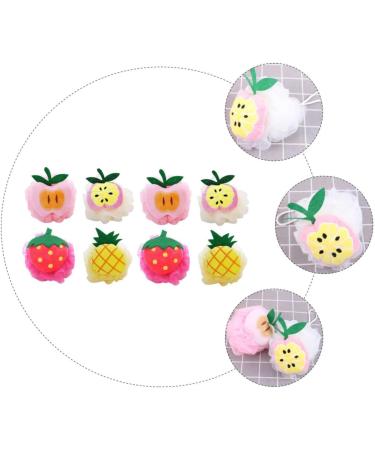 Buy Healeved 8pcs Fruit Shape Bath Flower Sponge - Mesh Pouf Bath Scrubber for Relaxing Showers | International Shipping Available - Buy Online on GoSupps.com