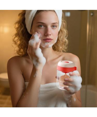  Nbbwwu Foaming Shampoo Facial Foamer | Electric Bubble Bubble Bottle for Home Washing Beauty Shower Gel Travel Bath and Makeup - Buy Online on GoSupps.com