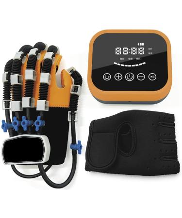 Rehabilitation Gloves Finger Orthoses Protector Exoskeleton Manual Training for Stroke Hemiplegia Hand Function Recovery Left Medium