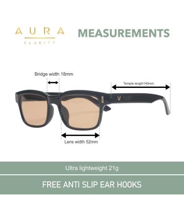 Aura Clarity Migraine Glasses | Blue Light Blocking FL-41 Glasses for Men and Women | Anti Blue Light | Ultra-Lightweight and Chic Design - Buy Online on GoSupps.com
