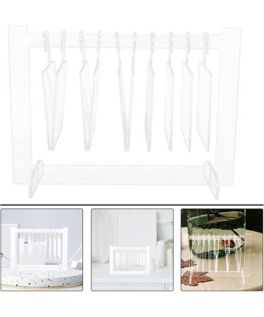 EXCEART Nail Art Display Board Nail Tip Display Stand Clear Nail Polish Board False Nail Tips Holder Nail Tips Sample Organizer for Home Nail Shop Supplies Manicure Display Board - Buy Online on GoSupps.com