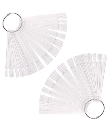 Sticks nail polish transparent tips stick nail polish display sticks nail ring sticks card nail polish color plates nail 100 pcs nail art tips stick nail polish color field nail art practice