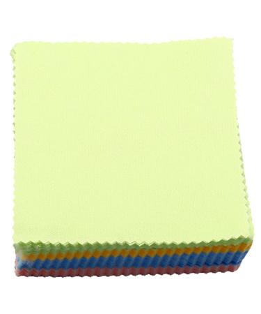 100pcs Glasses Cloth Glasses Wipes Eye Glasses Cleaner Wipes Screen Wipes Eyeglass Cleaning Wipes Cloths for Glasses Glass Cleaning Cloth Knitted Fabric Small Glasses Lens 10.00X10.00X0.20CM