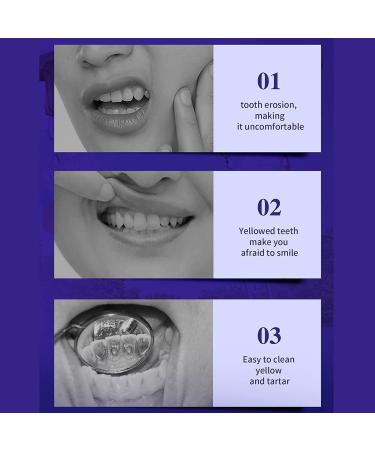 Purple Teeth Whitening Toothpaste V34 Toothpaste Orthodontic Toothpaste V34 Purple Orthodontic Toothpaste Teeth Whitening Toothpaste Removes Stains - Buy Online on GoSupps.com