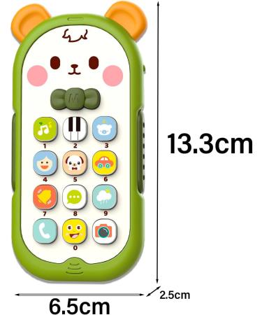 Dyouen Baby Cell Phone Toy - Fun Learning Music Toy for 1-18 Months | Interactive Smart Phone with Different Melodies - Buy Online on GoSupps.com