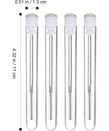 Beavorty Lash Wand Tube 10pcs Clear Eyelash Mascara Lash Tech Supplies Eyelash Fan Stick Tube Portable Girl Extend White - Buy Online on GoSupps.com