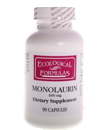 Ecological Formulas/Cardiovascular Res. - Monolaurin 600mg - 90 Capsules (180 Capsules)