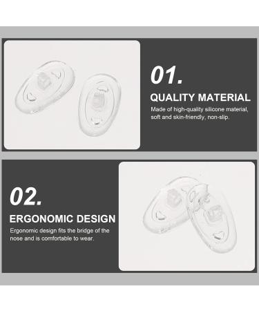 COHEALI 50 Pcs Non-Slip Eyeglass Frame Nose Pads - Soft Anti-Slip Nose Protection for Glasses - Buy Online on GoSupps.com