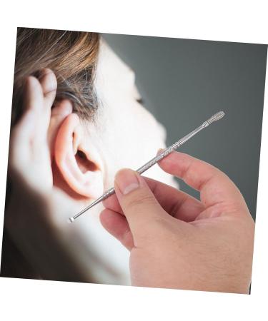 NOLITOY Spiral Ear Spoon - Stainless Steel Ear Wax Remover & Cleaner Kit | Portable Earwax Tool for Household Use | Efficient Ear Pick 13x0.5CM - Buy Online on GoSupps.com