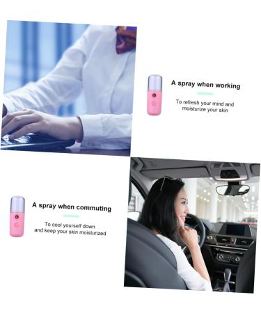 BELLIFFY 2pcs Skin Moistener Mini Aromatherapy Diffuser Air Humidifier Daily Use Humidifier Mist Sprayer - Buy Online on GoSupps.com