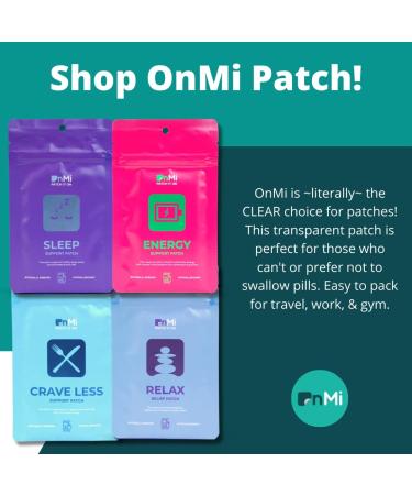 OnMi Energy Patch: Caffeine, B12, Panax, Guarana, Kola Nut, Ginseng, No Crash - 4 Pack - Buy Online on GoSupps.com