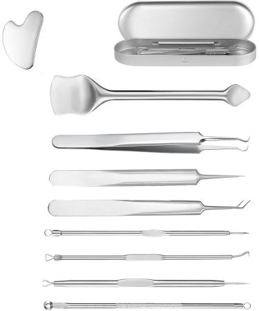 Acne Removal Tweezers Comedones Set Stainless Steel Acne Extraction Tool for Women and Men - Buy Online on GoSupps.com