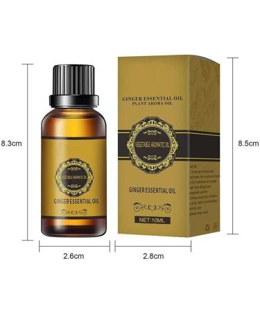 Natural Ginger Essential Oil for Slimming & Massage | 6PCS Box - Aromatherapy Belly Drainage Oil - Buy Online on GoSupps.com
