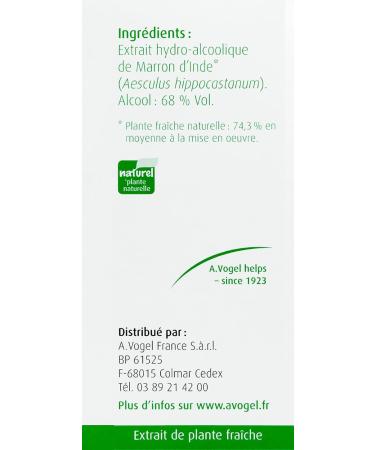 A.VOGEL Horse Brown Memory & Circulation - Lymphatic Drainage Fights heavy swollen & painful legs Fresh Plant Extract 50 ml - Buy Online on GoSupps.com