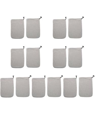 FOMIYES 7 Pairs Wax Thermal Insulation Gloves Spa Heater Paraffin Hand Liners Insulated Mitts and Cozies Paraffin Mitts Hand Moisturizing Gloves Wax Bath Work Plush Foot Floor Mat