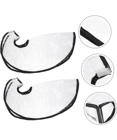 SKISUNO 2pcs Shampoo Funnel Puff Adjustable Hair Washing Apron Clear Hair Funnel Dye Ponytail Child Pe Major - Buy Online on GoSupps.com