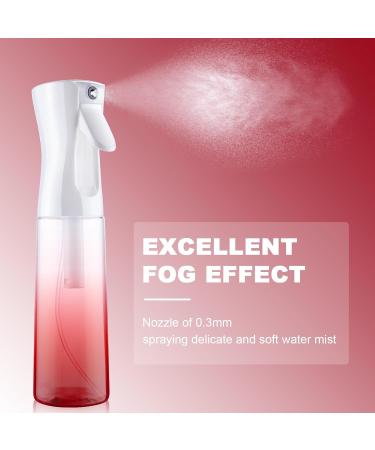 Uraqt 300 ml Color Gradient Red Spray Bottle - Atomizer for Hair Plants & Cleaning | Salon Water Spray Bottle - Buy Online on GoSupps.com