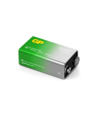 9V Battery GP Alkaline Super 9V Pack of 1