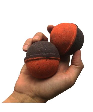 Certified Smart Ass Bath Bombs - XL Black and Red Fizzers (2 Count) Handcrafted in America - Buy Online on GoSupps.com