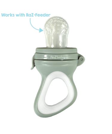 RaZbaby Feeder Pacifier Replacement Nipples (2 Large & 2 Medium) for Fruits & Vegetables Infant Soothing Teether Toy 6M+ Food-Grade Silicone Pouch/Nipple Dishwasher Safe BPA Free Freezable 4 Pack 4-Pack Replacement - Buy Online on GoSupps.com