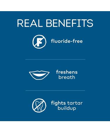 Tom's of Maine Simply White - Refreshing Peppermint - Fluoride-Free Natural Whitening Toothpaste Fights Tarter and Plaque to Whiten Teeth Naturally - 2 Pack 85 mL - Buy Online on GoSupps.com