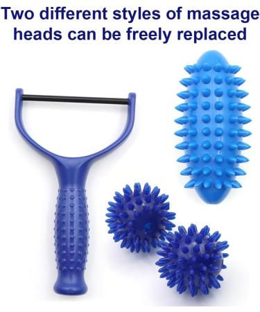 Yoyeah 2-Piece Massage Scooter Set | Fascia Balls & Handheld Rollers for Muscle Relaxation & Foot Massage - Buy Online on GoSupps.com