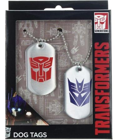Transformers Autobot & Decepticon Logo Dog Tags - Official Merchandise - Buy Online on GoSupps.com