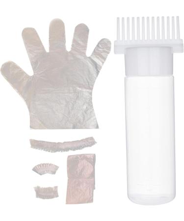 Hair Oil Applicator Bottle 180ml with Hair Dye Kit Root Comb Applicator Bottle with Clear Scale Hair Bleach Kit for Home Barber Shop Hair Dye Tools - Buy Online on GoSupps.com