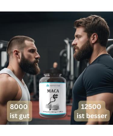 Buy MACA BLACK - 25:1 12 500mg MACA Powder - 180 Vegan Capsules - German Quality & Lab Tested - International Shipping Available - Buy Online on GoSupps.com