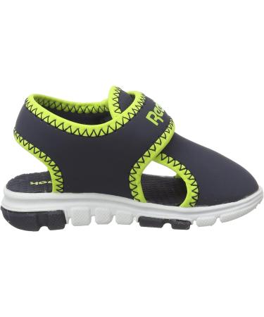 Reebok Baby Boy's Wave Glider III Sandals - 6.5 UK Child - Navy/Yellow/White - Buy Online on GoSupps.com