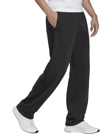 adidas Men's Essentials Warm-Up 3-Stripes Tracksuit Bottoms - Large, Black - Buy Online on GoSupps.com