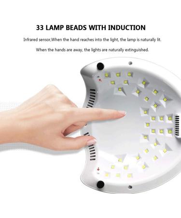 Cordless Nail Curing Lamp Rechargeable 48W UV LED Nail Lamp with 33 LED UV Lights 30/60/90s Timer Setting for Gel Nail Polish - Buy Online on GoSupps.com