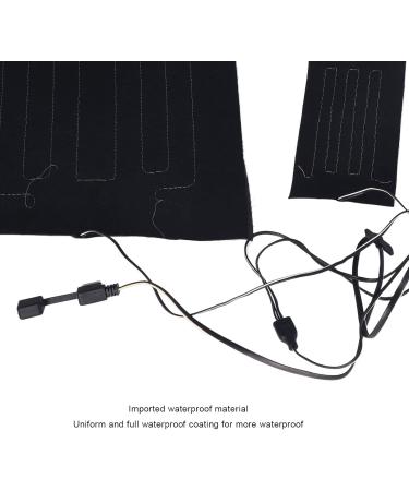 Plplaaoo 2-in-1 USB Electric Heating Cushion - 3-Speed Adjustable Temperature Waterproof Fabric Heater for Jackets and Clothing - Buy Online on GoSupps.com