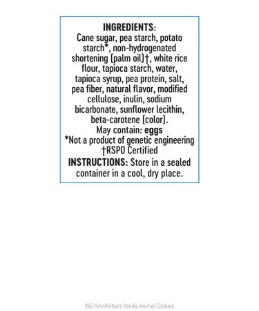 Kinnikinnick Gluten Free Animal Cookies 8oz (Pack of 6) - KinniKritters - Buy Online on GoSupps.com